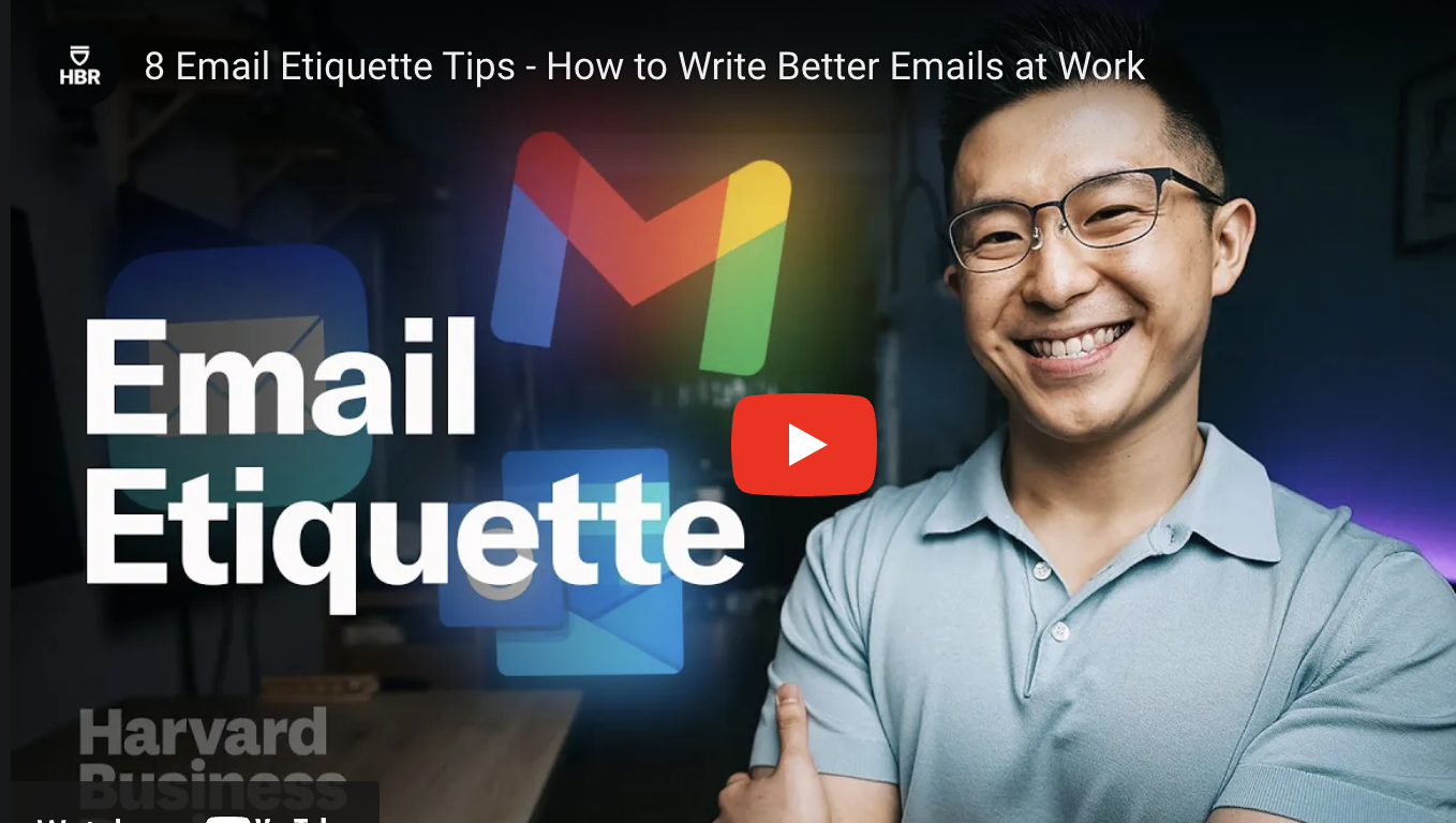 Email Etiquette (Jeff Su)