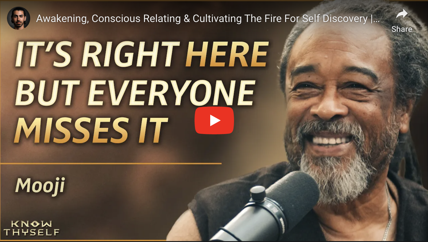 Andre Duqum and Mooji on all things awakening and consciousness